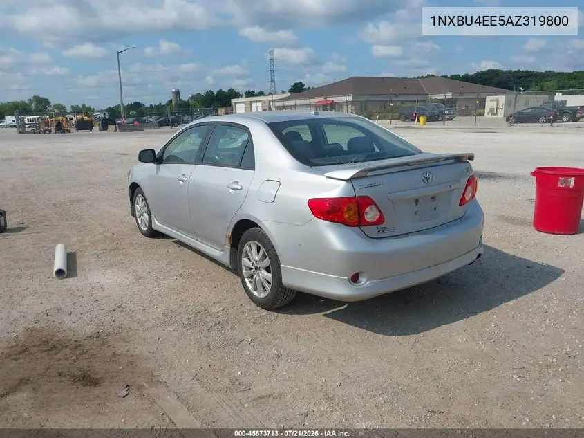 2010 Toyota Corolla S VIN: 1NXBU4EE5AZ319800 Lot: 45673713