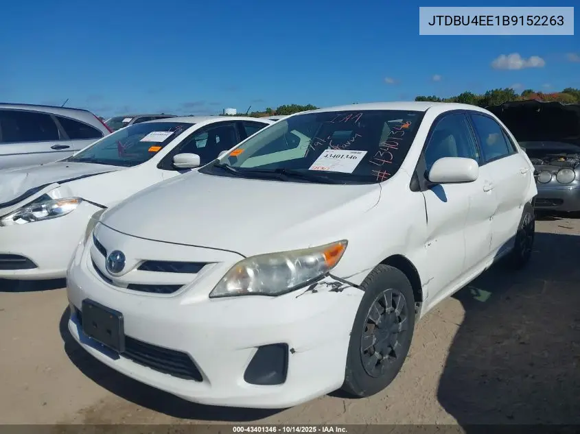 JTDBU4EE1B9152263 2011 Toyota Corolla Le