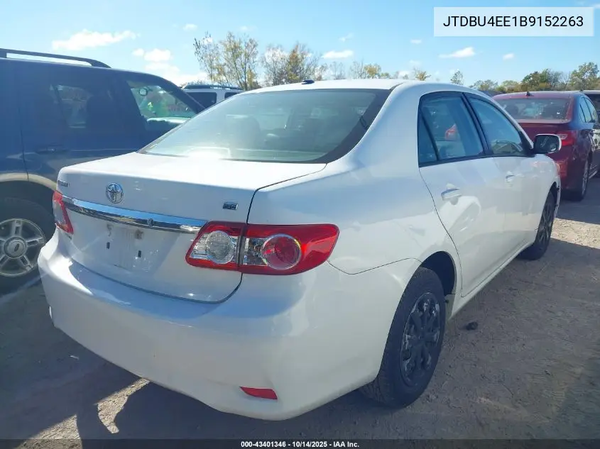 JTDBU4EE1B9152263 2011 Toyota Corolla Le