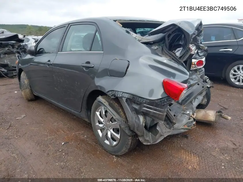2T1BU4EE3BC749506 2011 Toyota Corolla S