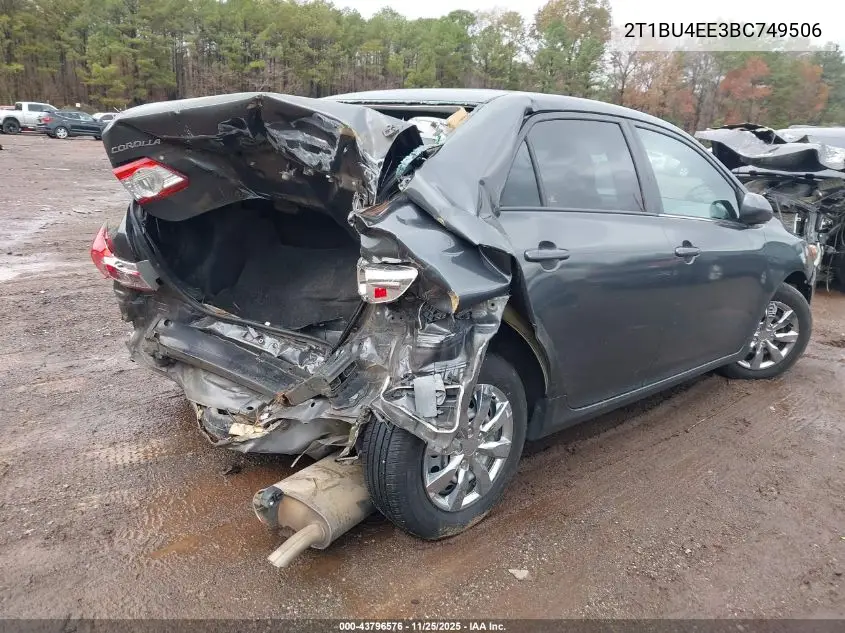 2T1BU4EE3BC749506 2011 Toyota Corolla S