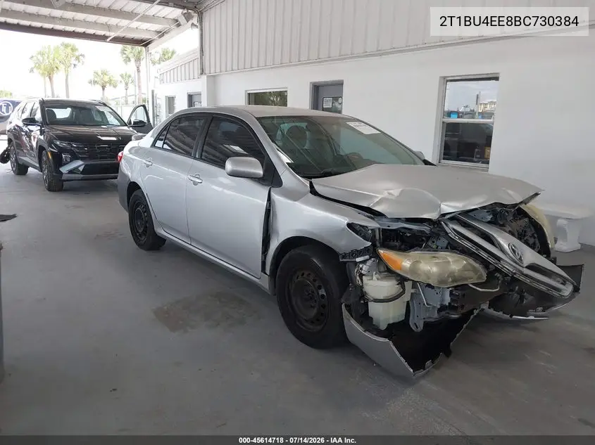 2011 Toyota Corolla Le VIN: 2T1BU4EE8BC730384 Lot: 45614718