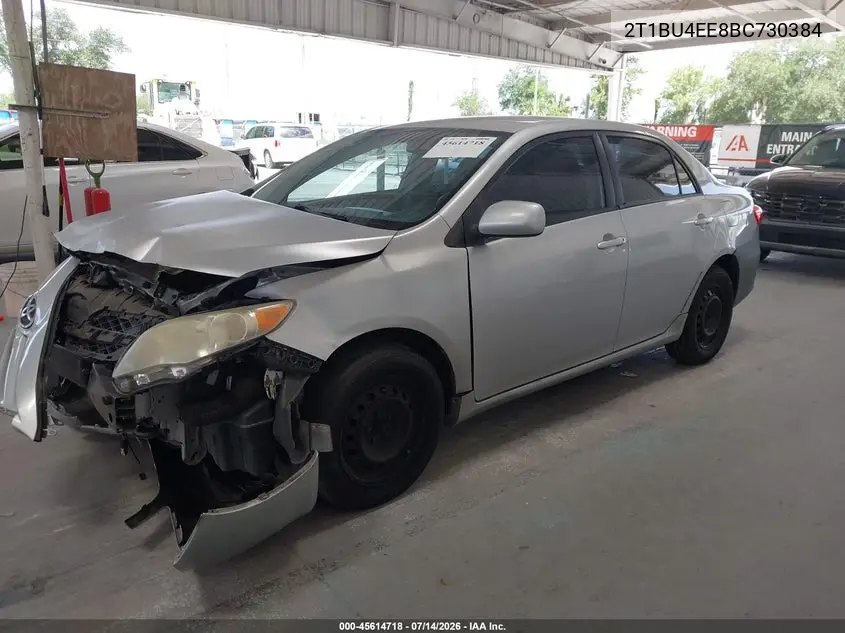 2011 Toyota Corolla Le VIN: 2T1BU4EE8BC730384 Lot: 45614718