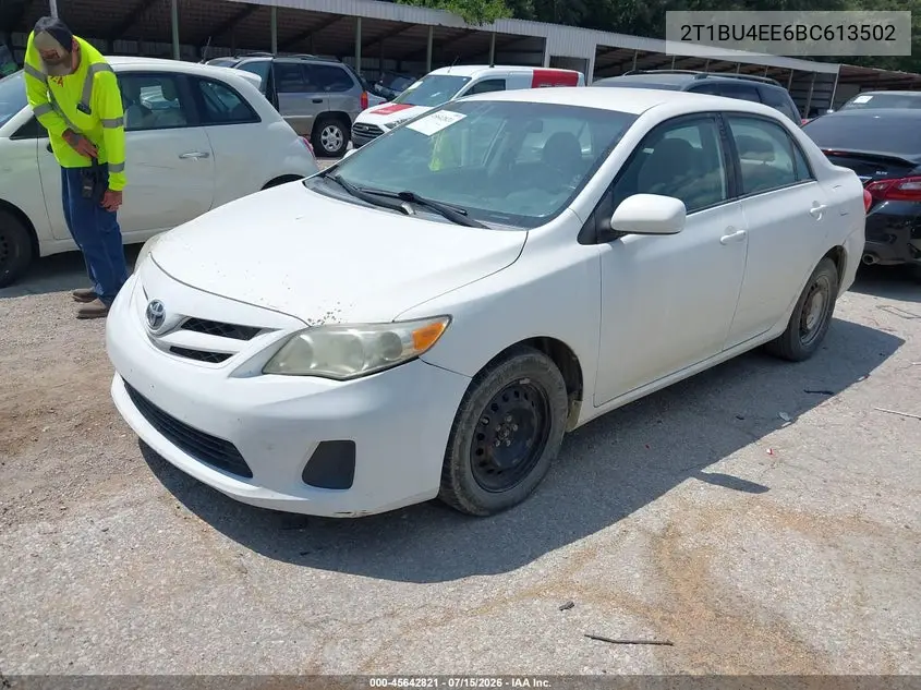 2011 Toyota Corolla Le VIN: 2T1BU4EE6BC613502 Lot: 45642821