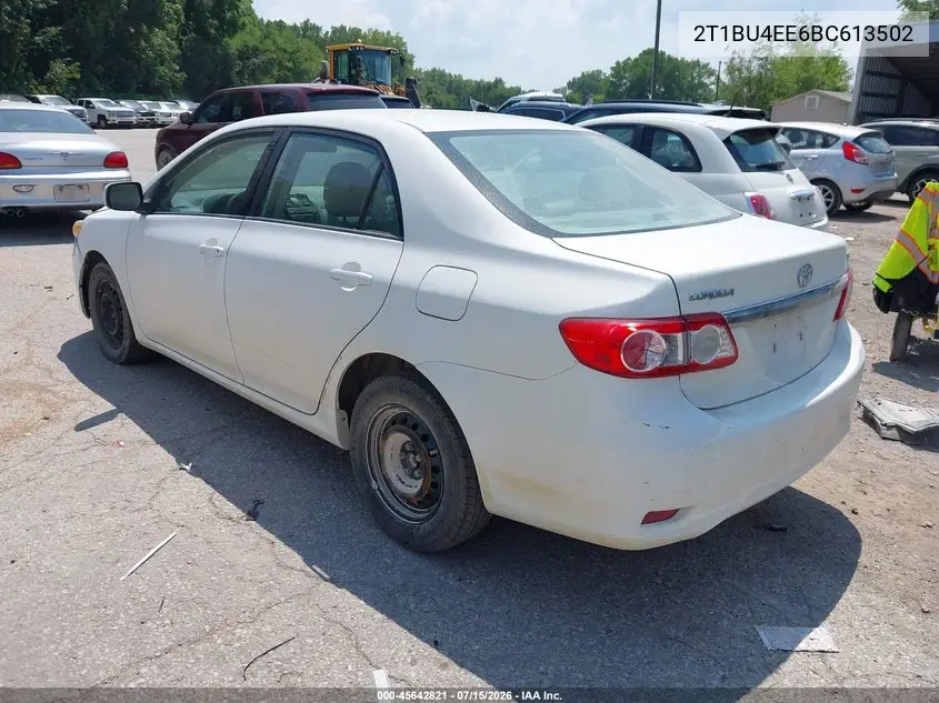 2011 Toyota Corolla Le VIN: 2T1BU4EE6BC613502 Lot: 45642821