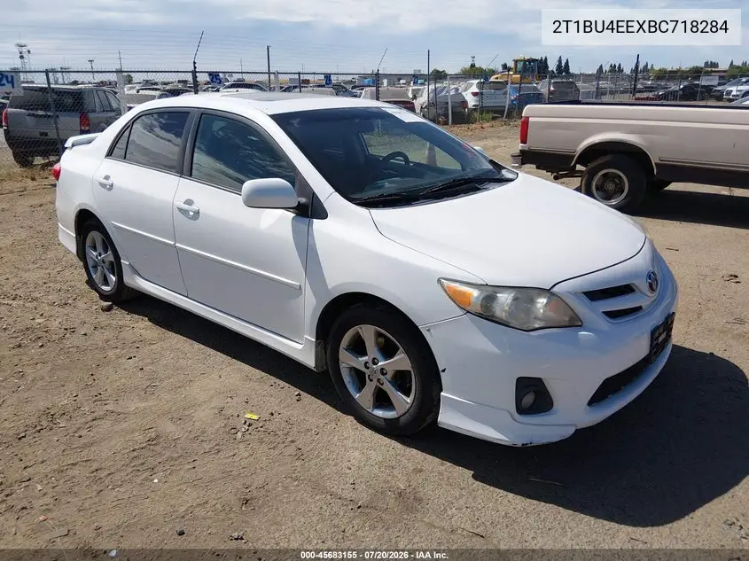 2011 Toyota Corolla S VIN: 2T1BU4EEXBC718284 Lot: 45683155