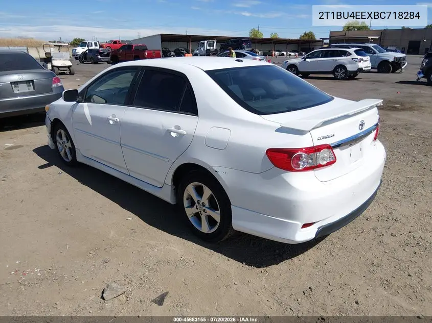 2011 Toyota Corolla S VIN: 2T1BU4EEXBC718284 Lot: 45683155