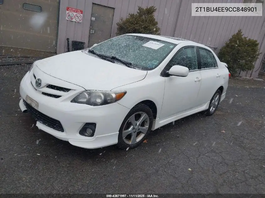 2T1BU4EE9CC848901 2012 Toyota Corolla S