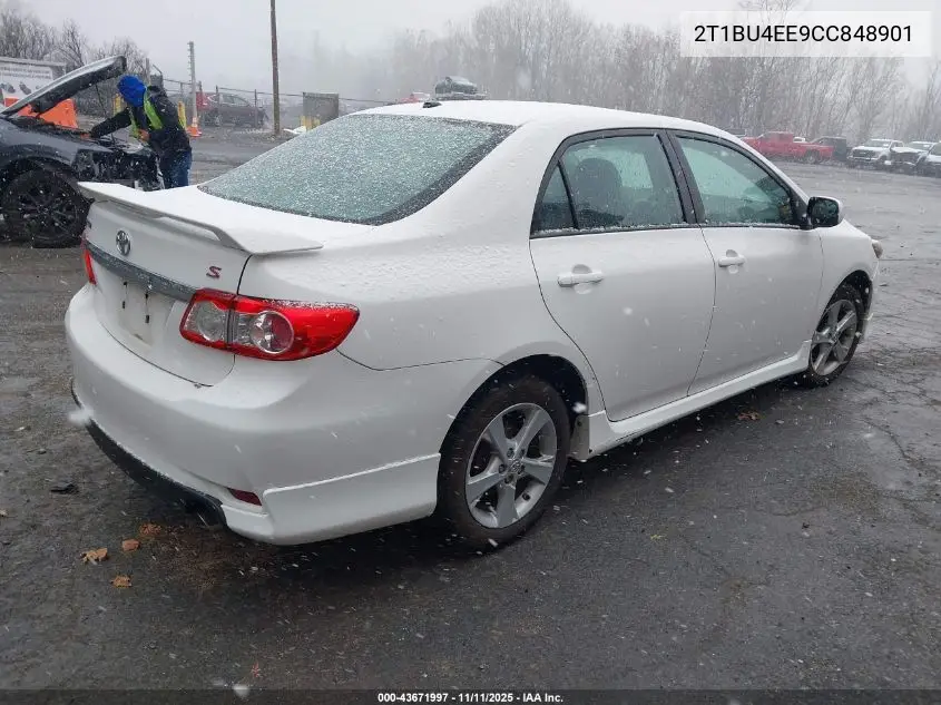 2T1BU4EE9CC848901 2012 Toyota Corolla S
