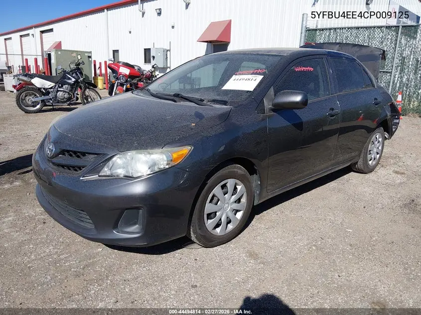 5YFBU4EE4CP009125 2012 Toyota Corolla L