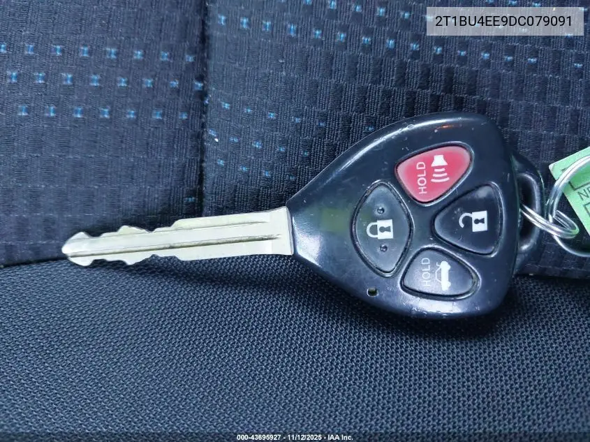 2T1BU4EE9DC079091 2013 Toyota Corolla S