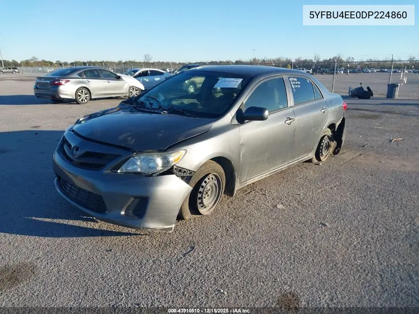 5YFBU4EE0DP224860 2013 Toyota Corolla L