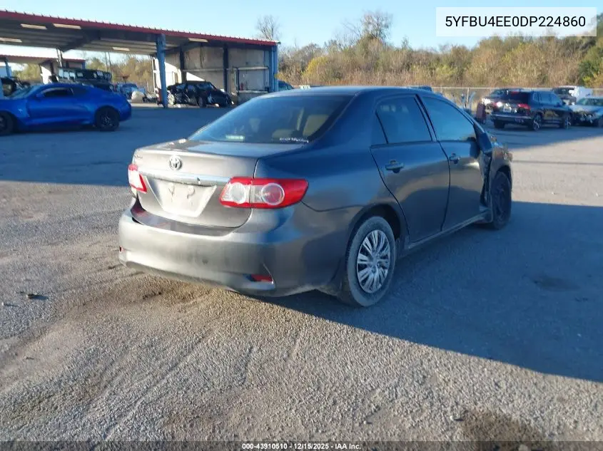 5YFBU4EE0DP224860 2013 Toyota Corolla L