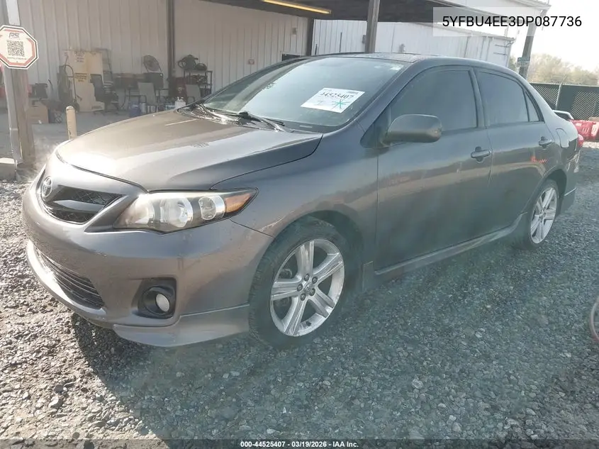 5YFBU4EE3DP087736 2013 Toyota Corolla S