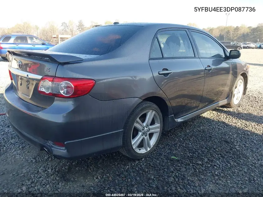 5YFBU4EE3DP087736 2013 Toyota Corolla S