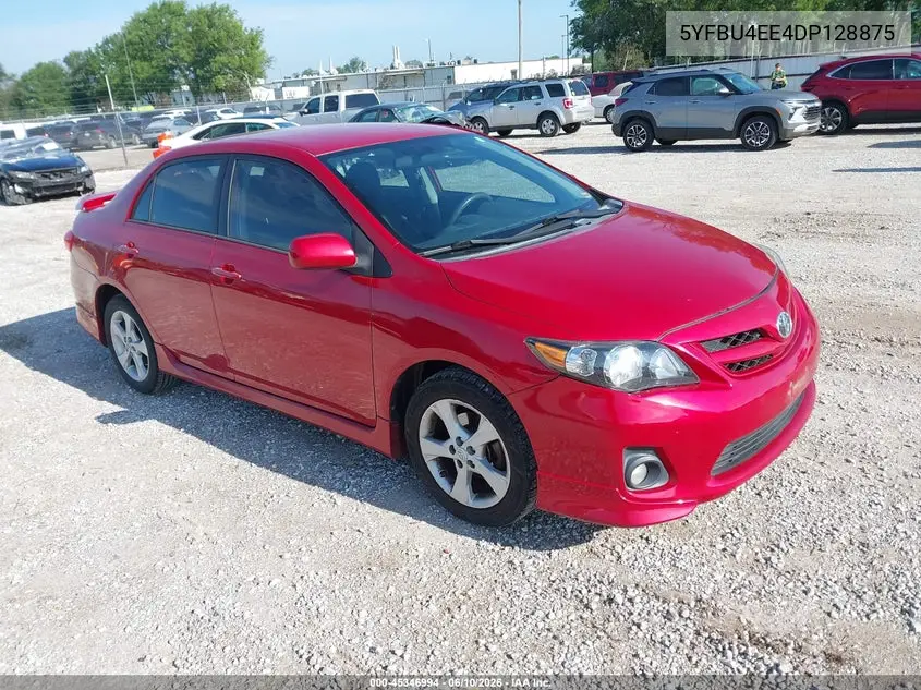 2013 Toyota Corolla S VIN: 5YFBU4EE4DP128875 Lot: 45346994