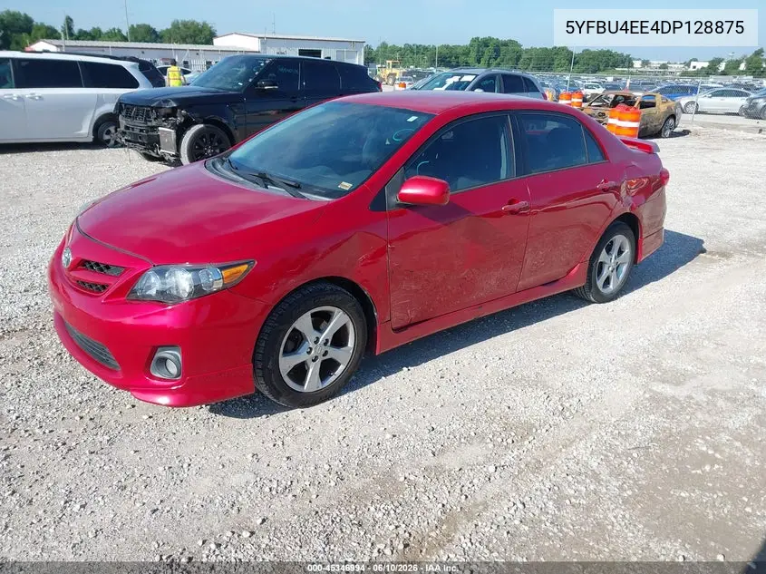 2013 Toyota Corolla S VIN: 5YFBU4EE4DP128875 Lot: 45346994