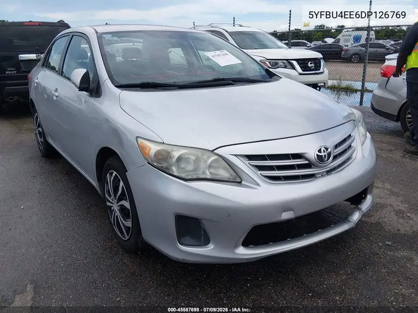 2013 Toyota Corolla Le VIN: 5YFBU4EE6DP126769 Lot: 45587698