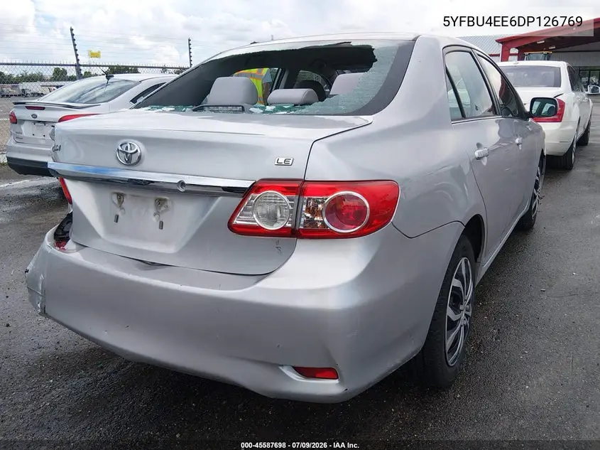 2013 Toyota Corolla Le VIN: 5YFBU4EE6DP126769 Lot: 45587698