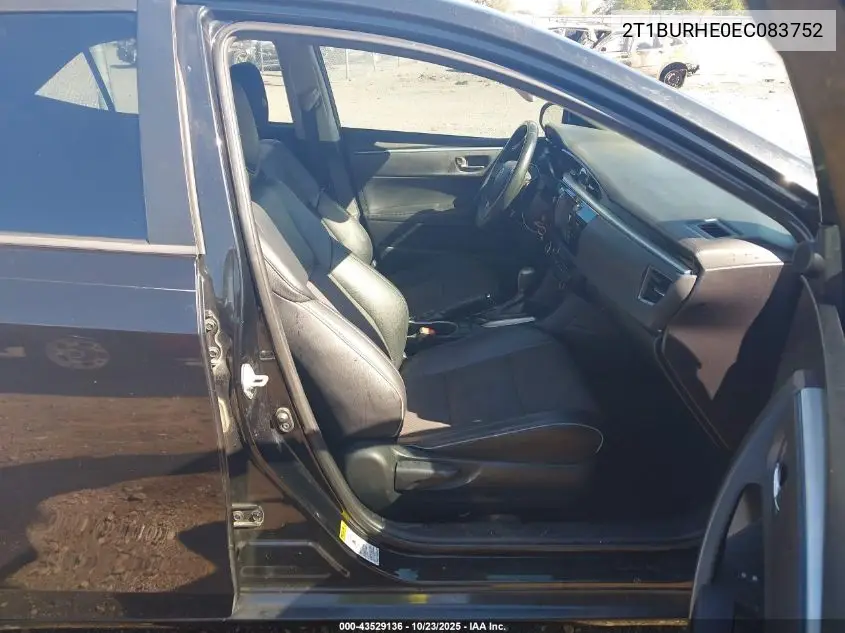2T1BURHE0EC083752 2014 Toyota Corolla S Plus