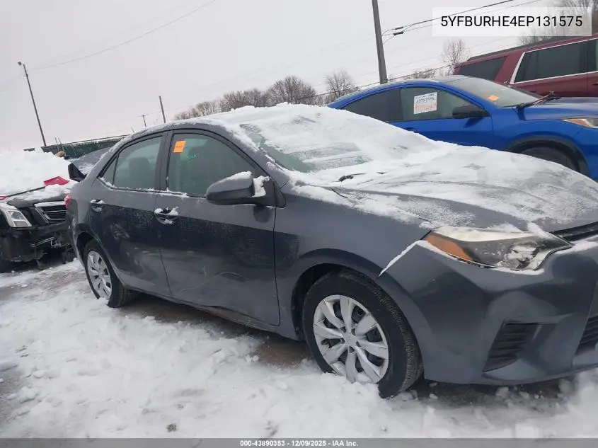 5YFBURHE4EP131575 2014 Toyota Corolla Le