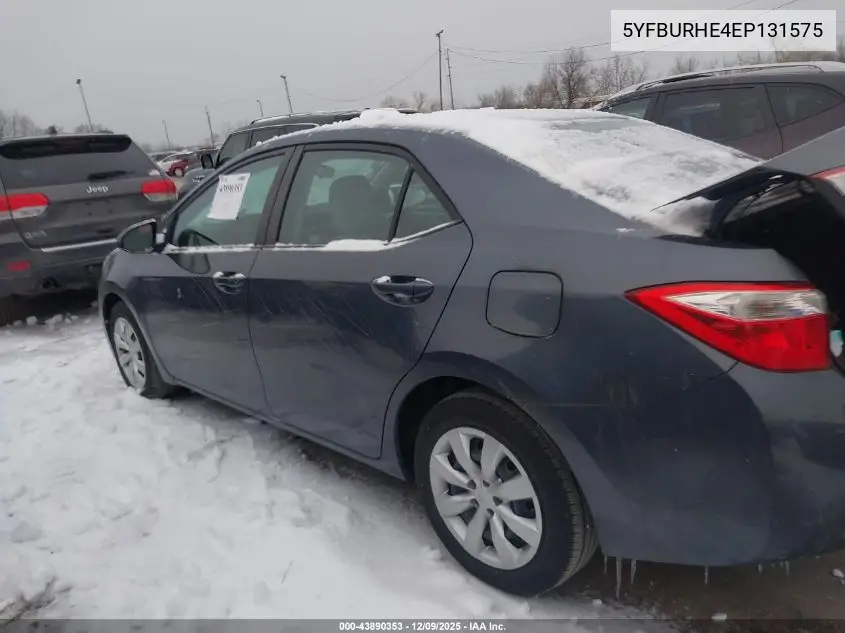 5YFBURHE4EP131575 2014 Toyota Corolla Le