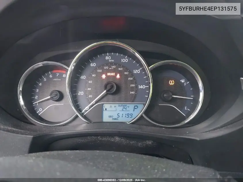 5YFBURHE4EP131575 2014 Toyota Corolla Le