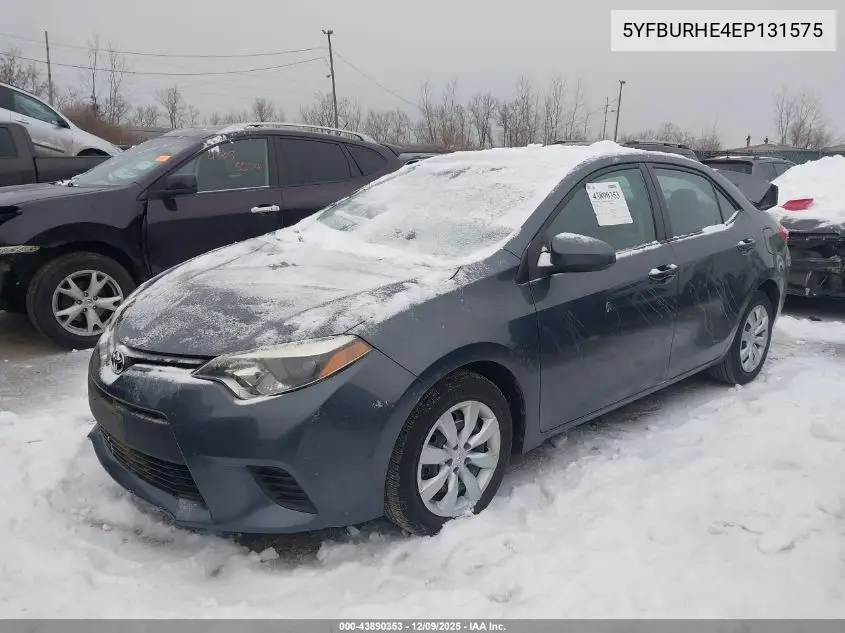 5YFBURHE4EP131575 2014 Toyota Corolla Le