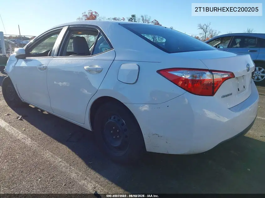 2T1BURHEXEC200205 2014 Toyota Corolla Le