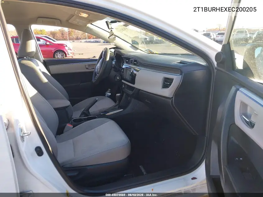2T1BURHEXEC200205 2014 Toyota Corolla Le