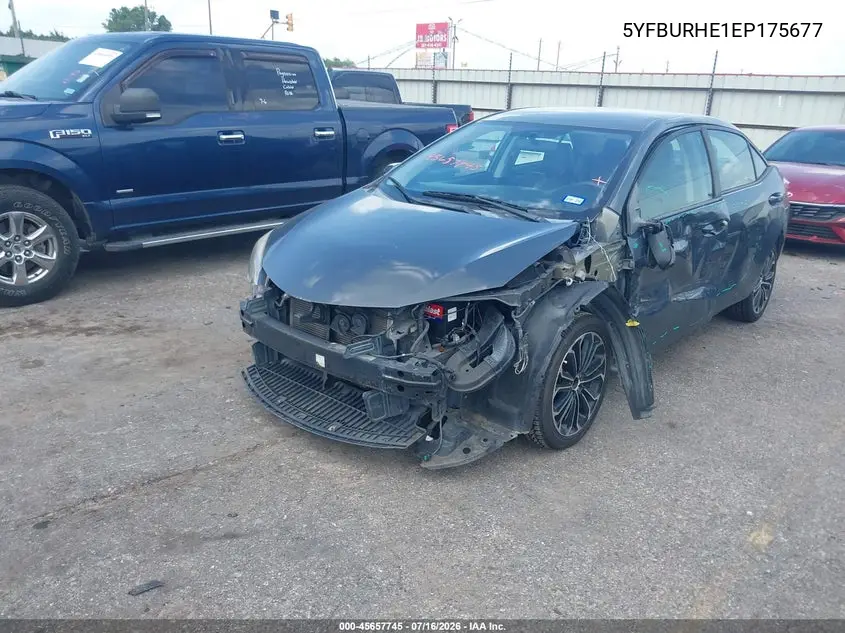 2014 Toyota Corolla S Plus VIN: 5YFBURHE1EP175677 Lot: 45657745