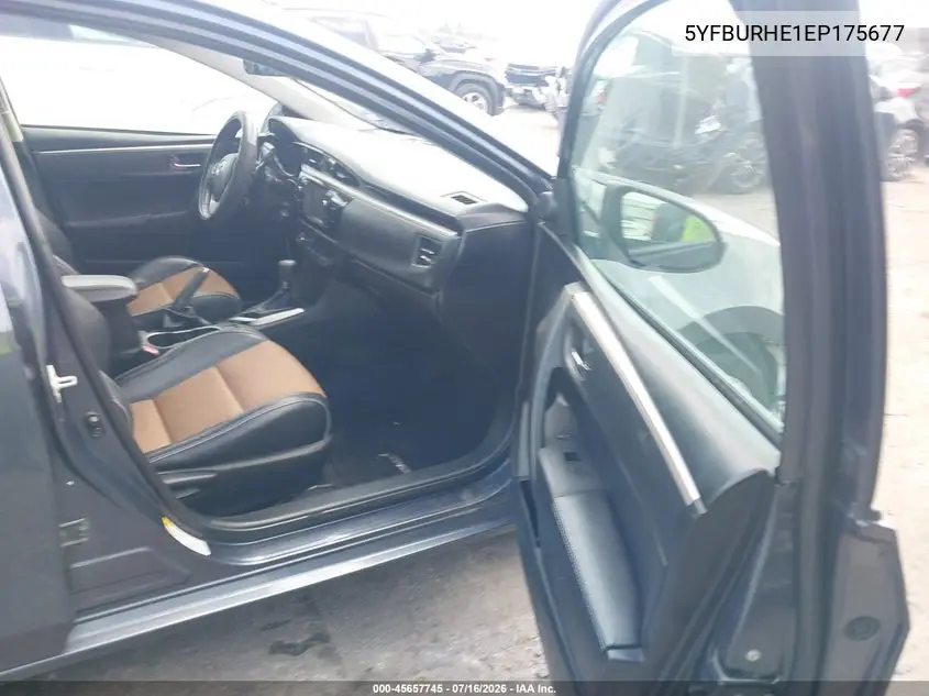 2014 Toyota Corolla S Plus VIN: 5YFBURHE1EP175677 Lot: 45657745