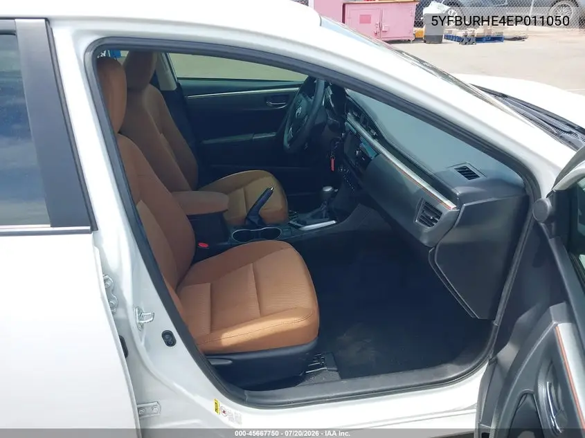 2014 Toyota Corolla Le/Le Plus/Le Premium VIN: 5YFBURHE4EP011050 Lot: 45667750