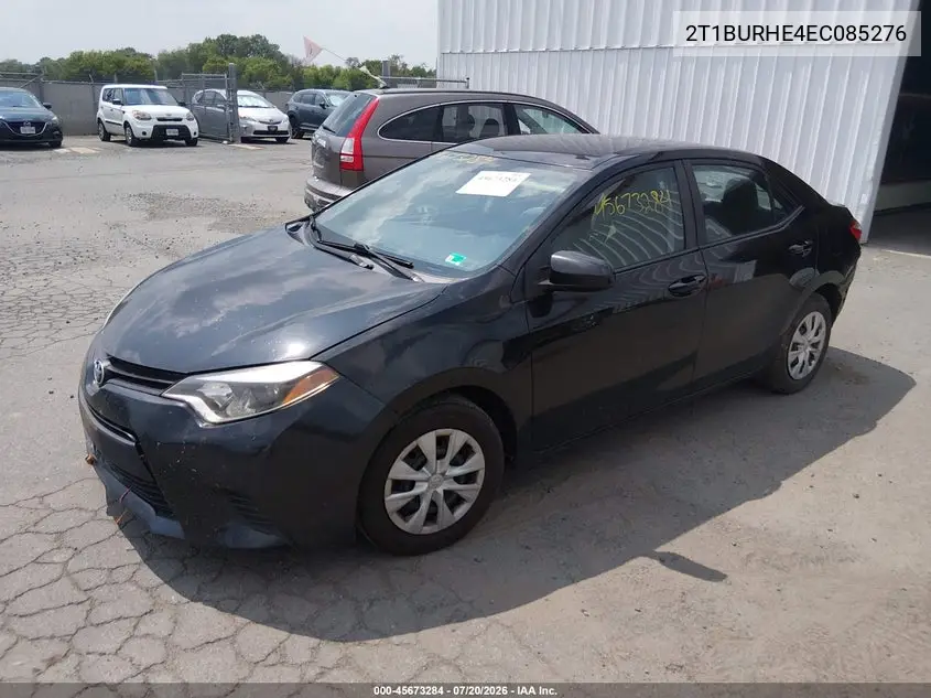 2014 Toyota Corolla L VIN: 2T1BURHE4EC085276 Lot: 45673284