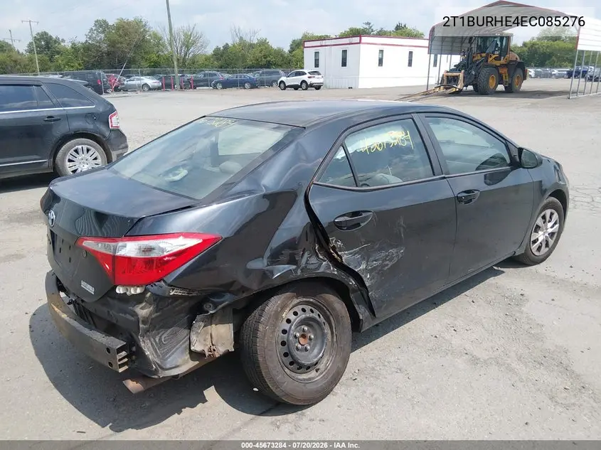 2014 Toyota Corolla L VIN: 2T1BURHE4EC085276 Lot: 45673284
