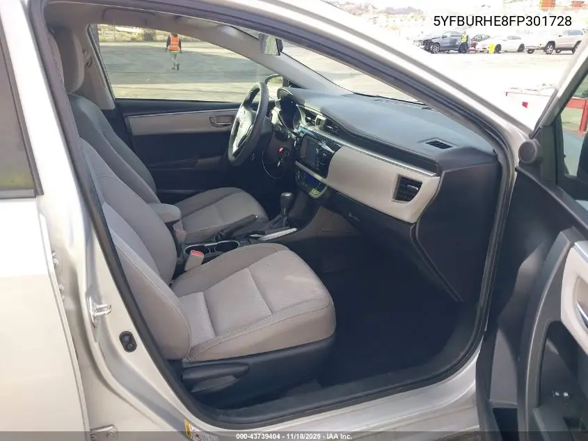 5YFBURHE8FP301728 2015 Toyota Corolla Le
