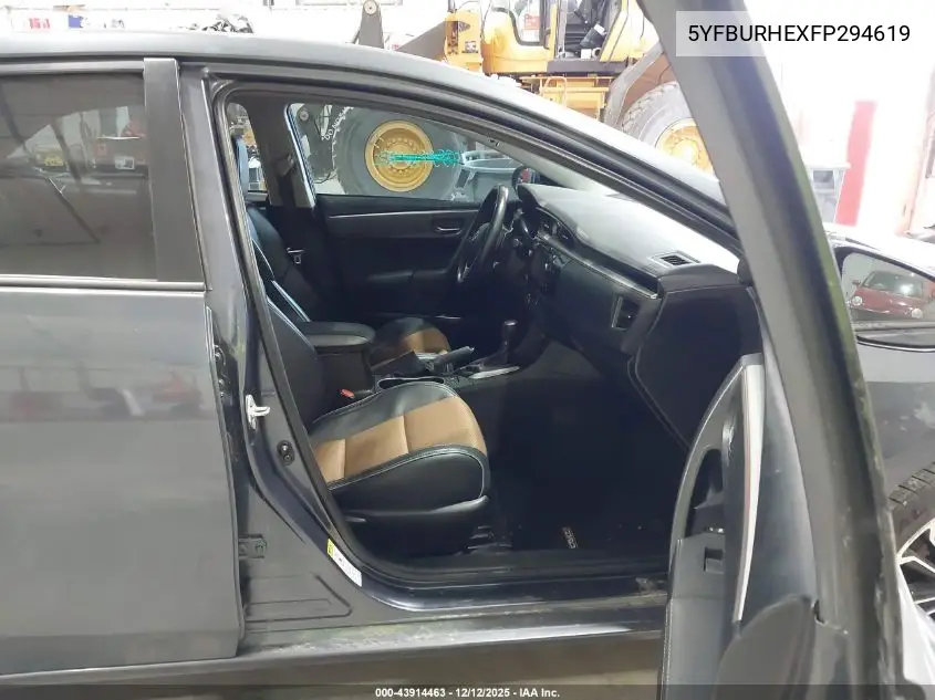 5YFBURHEXFP294619 2015 Toyota Corolla S Plus