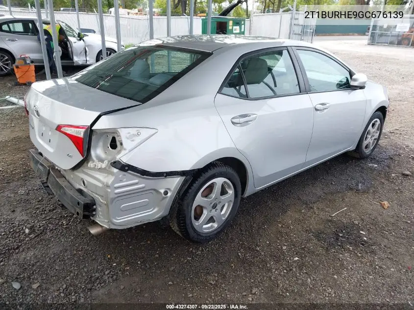 2T1BURHE9GC676139 2016 Toyota Corolla Le