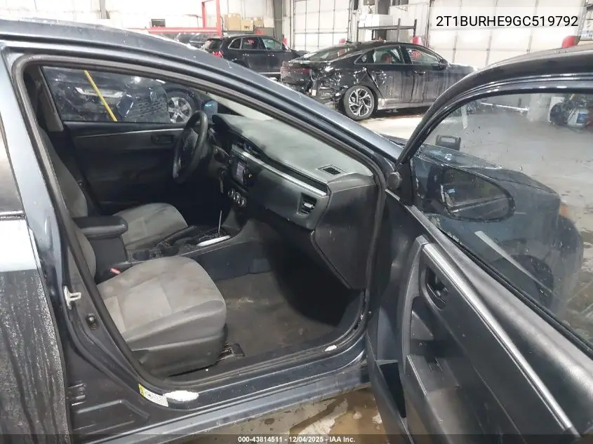 2T1BURHE9GC519792 2016 Toyota Corolla L