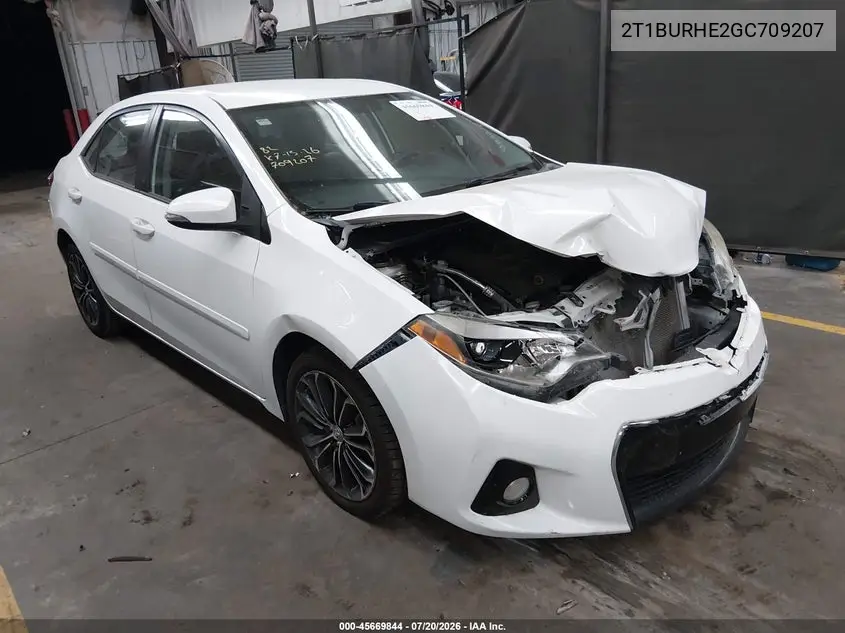 2016 Toyota Corolla S Plus VIN: 2T1BURHE2GC709207 Lot: 45669844