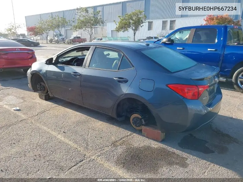5YFBURHE0HP667234 2017 Toyota Corolla Se