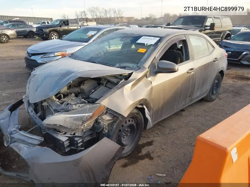 2T1BURHE4HC899979 2017 Toyota Corolla Le