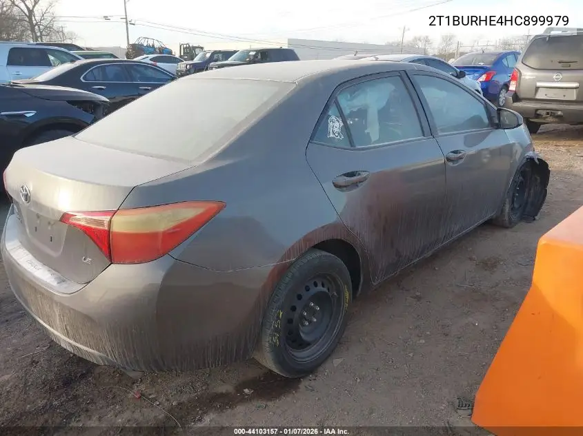 2T1BURHE4HC899979 2017 Toyota Corolla Le