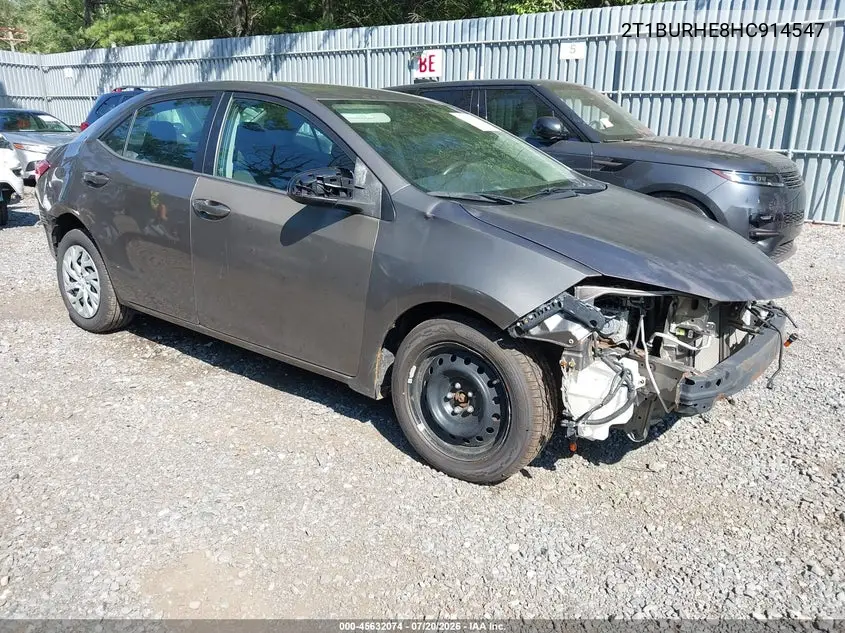 2017 Toyota Corolla Le VIN: 2T1BURHE8HC914547 Lot: 45632074