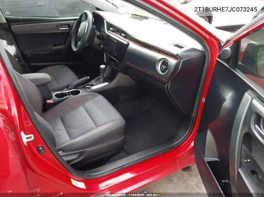 2T1BURHE7JC073245 2018 Toyota Corolla Le