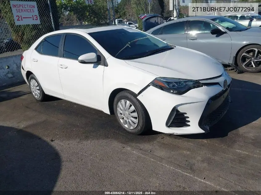 2T1BURHE7JC077294 2018 Toyota Corolla Xse