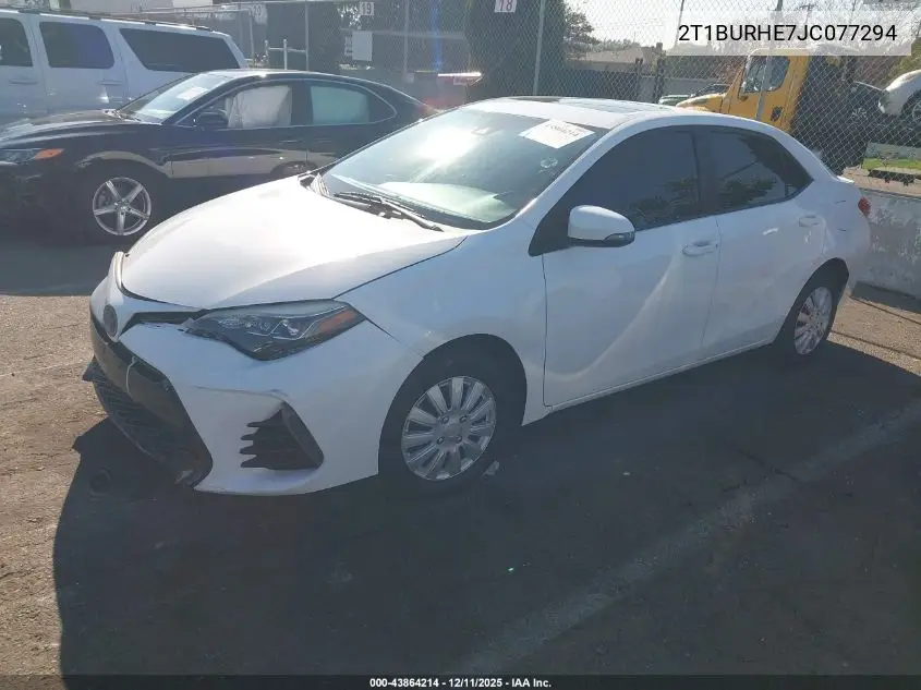2T1BURHE7JC077294 2018 Toyota Corolla Xse