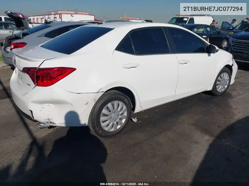 2T1BURHE7JC077294 2018 Toyota Corolla Xse