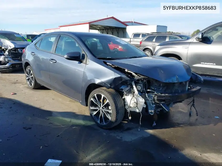 5YFBURHEXKP858683 2019 Toyota Corolla Se