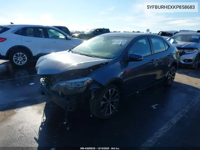 5YFBURHEXKP858683 2019 Toyota Corolla Se